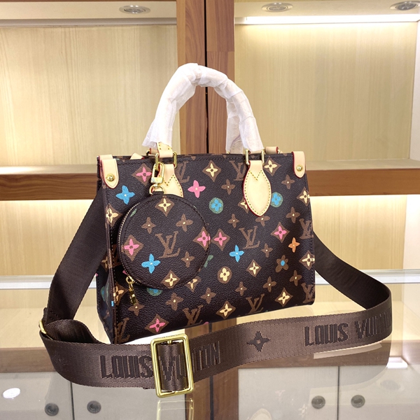 ルイヴィトンバッグ側面デザイン